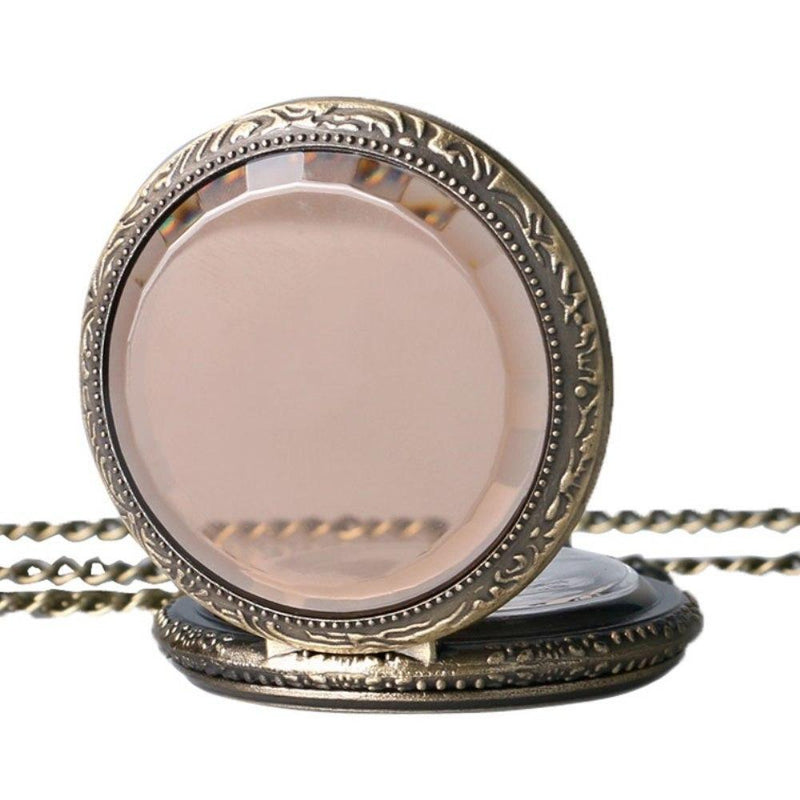 Glass Front Quartz Pocket Watch - Minimum Mouse