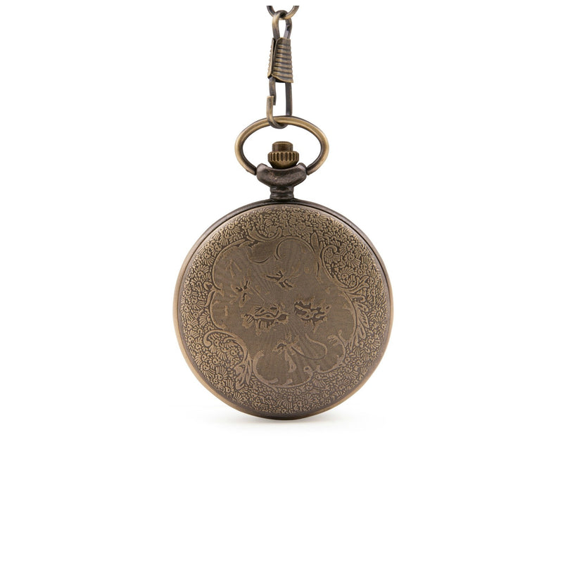 Glass Front Quartz Pocket Watch - Minimum Mouse