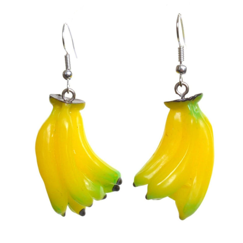 Go Bananas Dangly Banana Earrings - Minimum Mouse