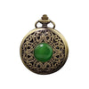 Green Gem Quartz Pocket Watch - Minimum Mouse