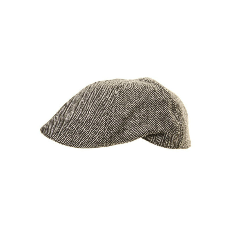 Grey Tweed Flat Cap - Minimum Mouse