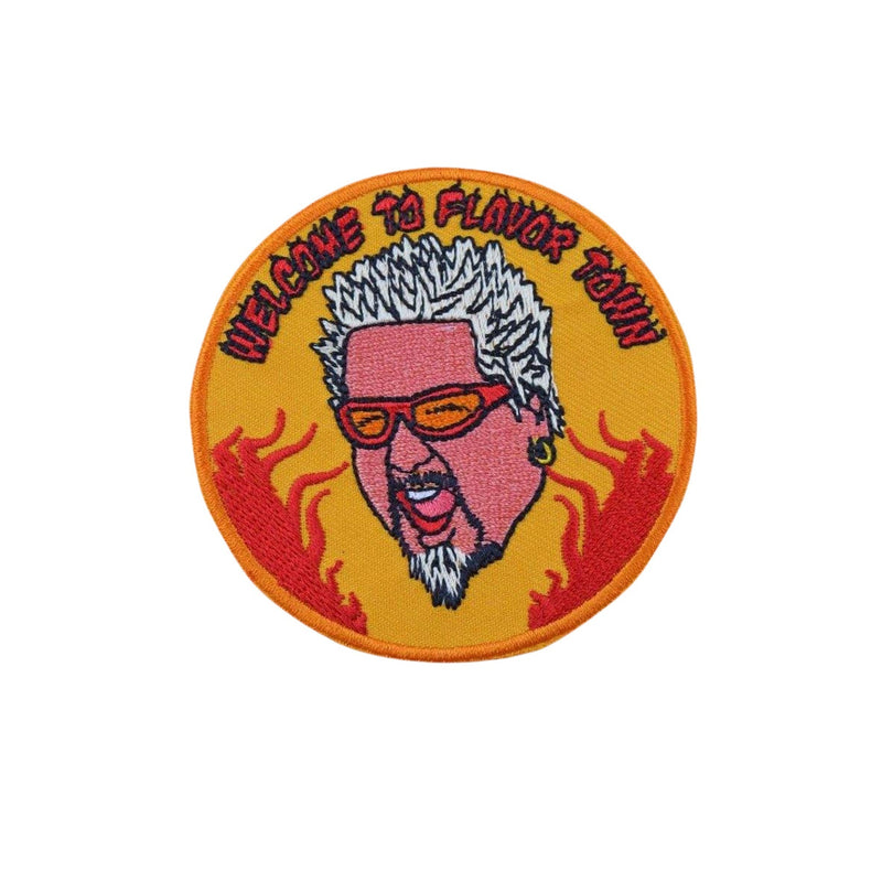 Guy Fieri Welcome To Flavor Town Iron On Patch - Minimum Mouse