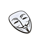 Guy Fawkes Mask Lapel Pin Badge