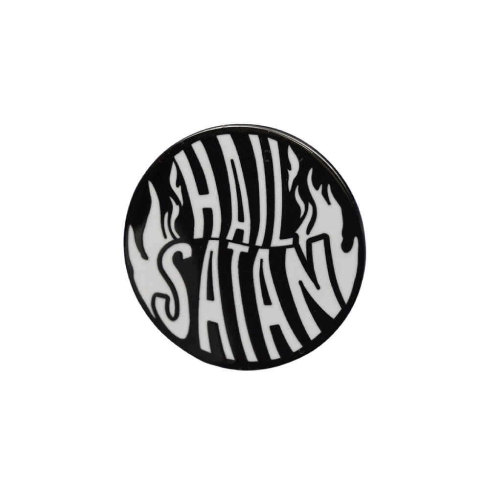 Hail Satan Enamel Lapel Pin Badge - Minimum Mouse