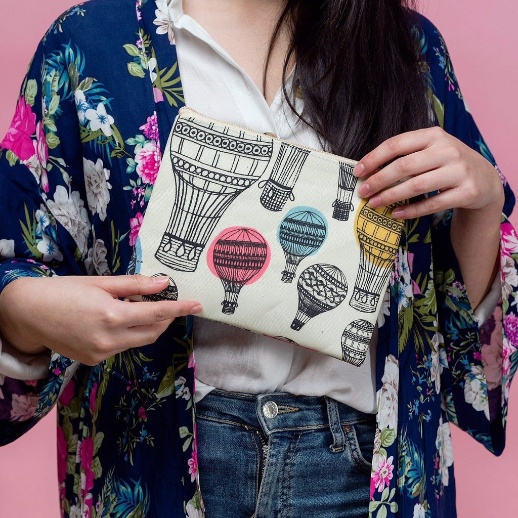Hot Air Balloon Make Up Bag - Minimum Mouse