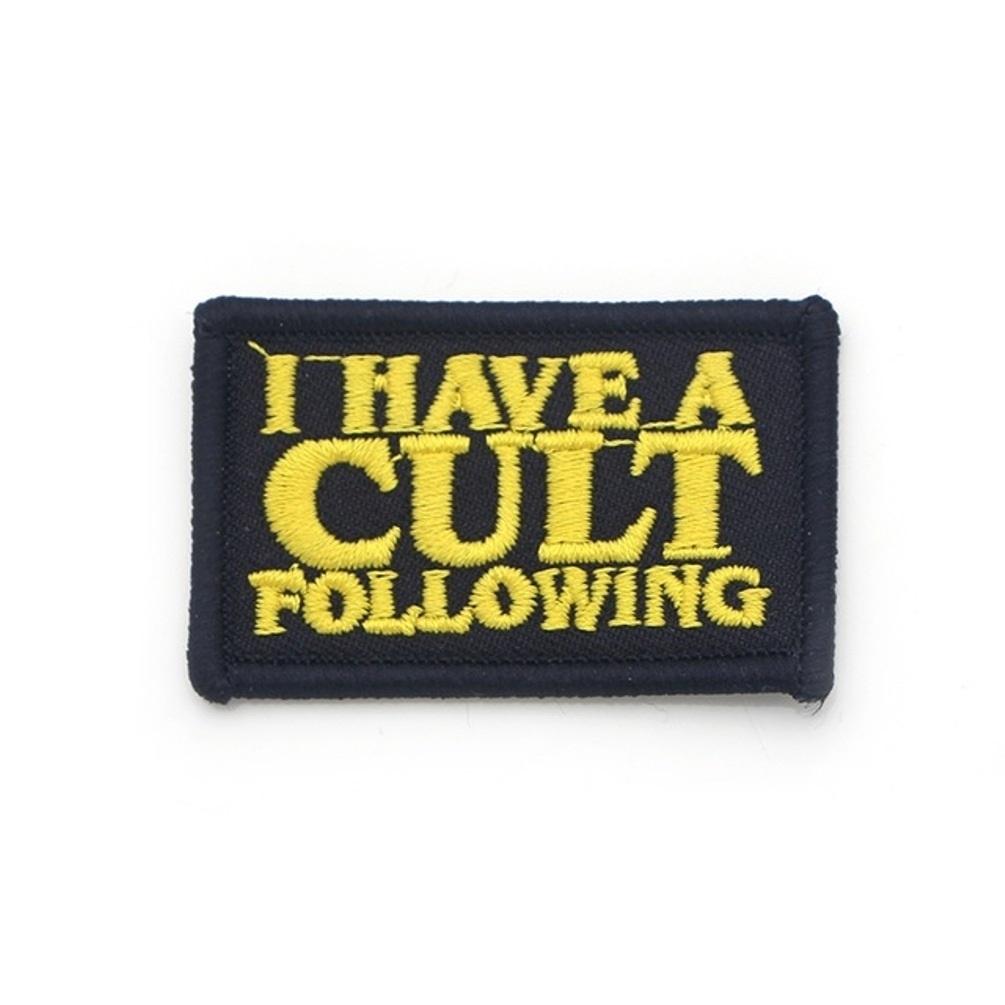 I Have A Cult Following Iron On Patch - Minimum Mouse