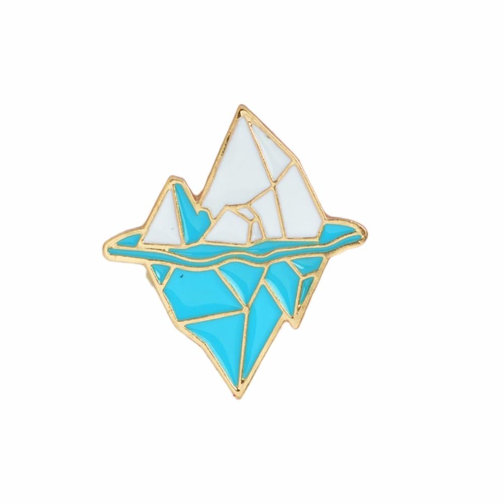 Iceberg Enamel Lapel Pin Badge - Minimum Mouse