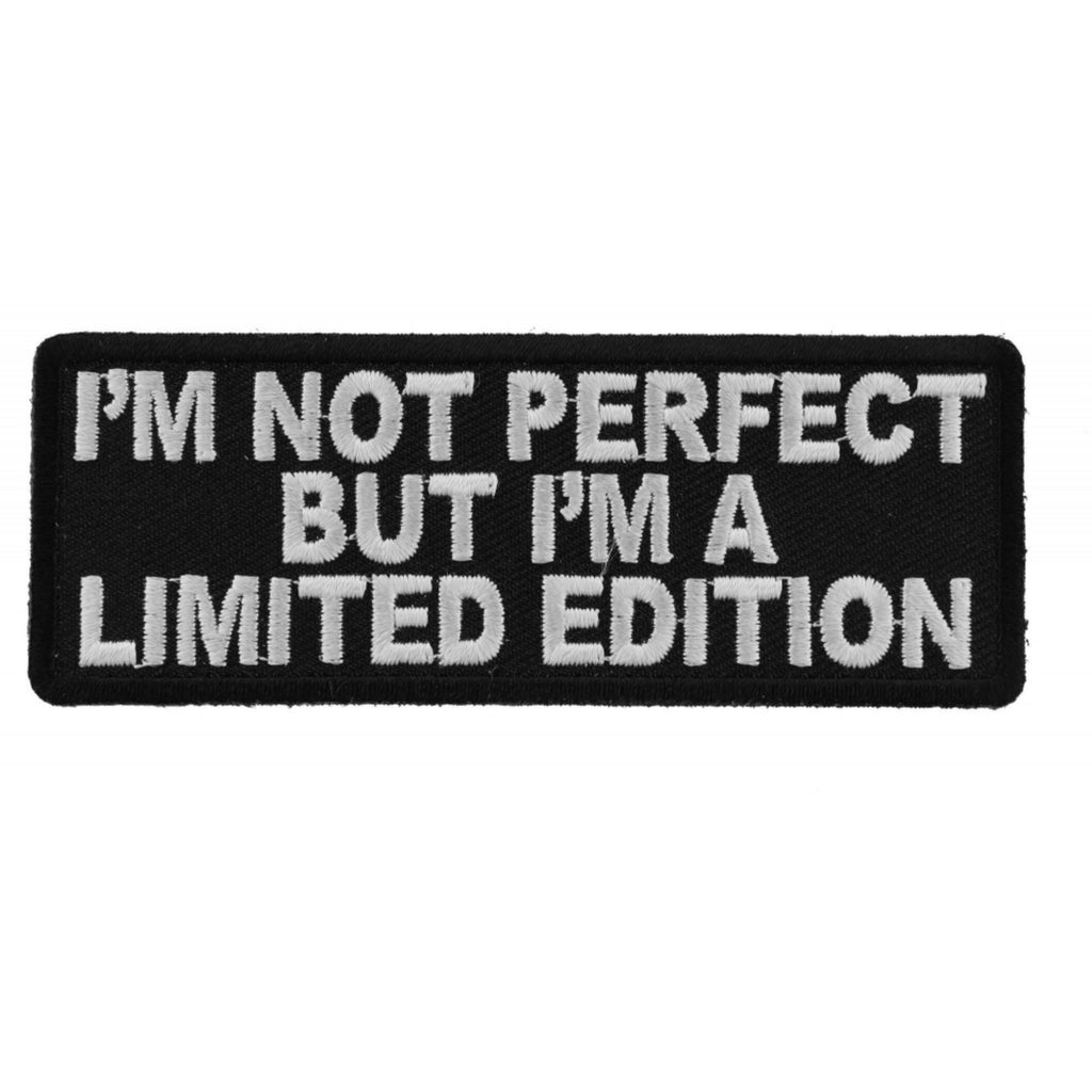 I'm Not Perfect But I Am A Limited Edition Iron On Patch - Minimum Mouse