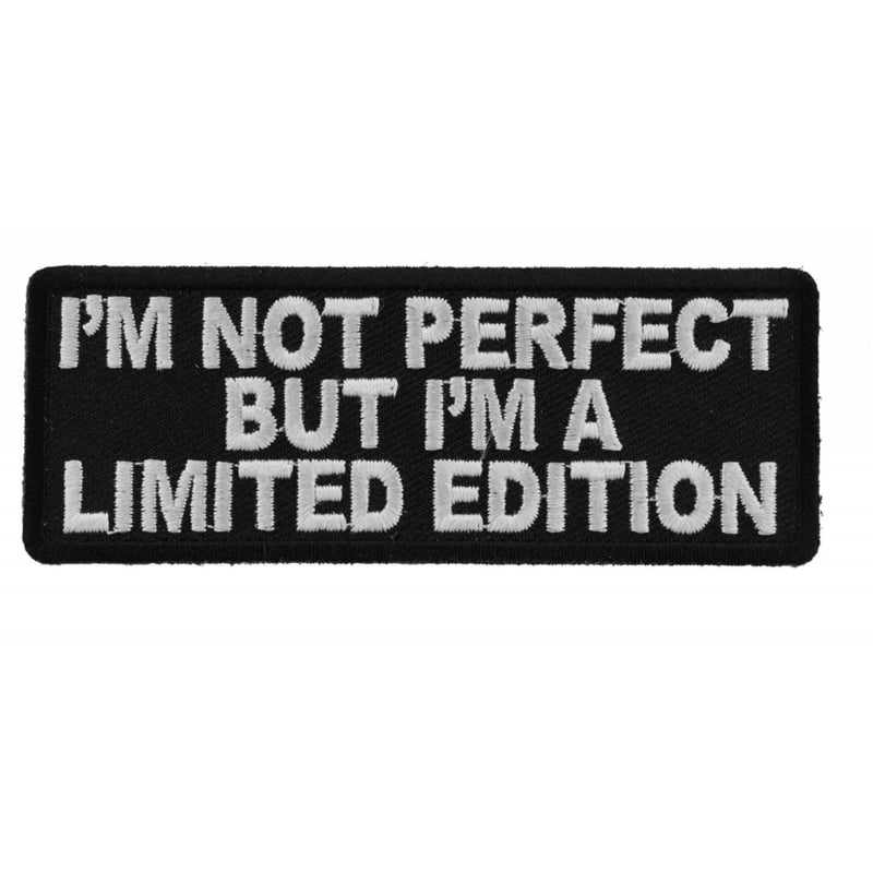 I'm Not Perfect But I Am A Limited Edition Iron On Patch - Minimum Mouse