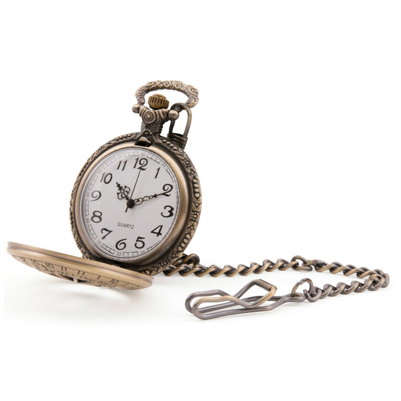 Inlaid Pentagram Quartz Pocket Watch - Minimum Mouse