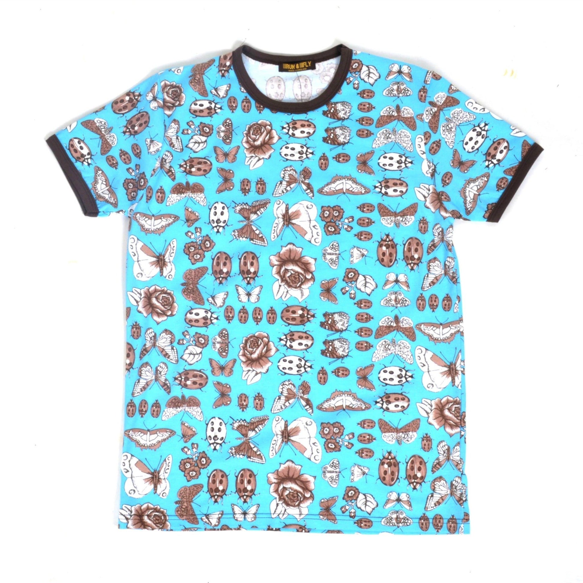 Insect Print T Shirt by Run and Fly - Minimum Mouse