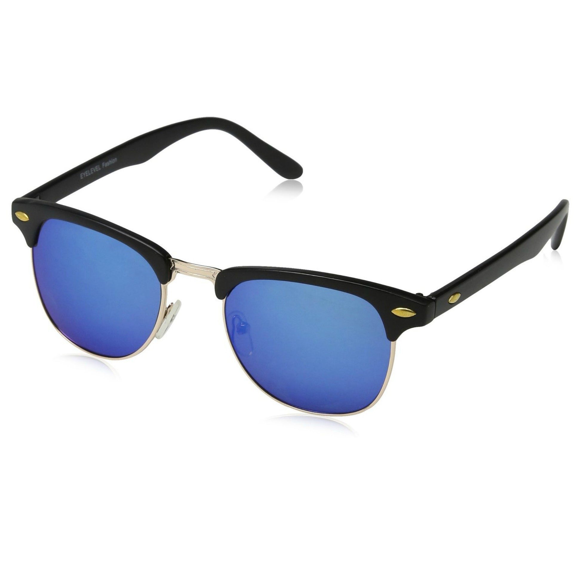 JACKSON Reflective Lens Clubmaster Sunglasses - Minimum Mouse