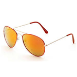 JETSTREAM Retro Mirrored Aviator Sunglasses - Minimum Mouse