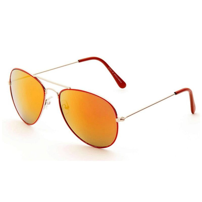 JETSTREAM Retro Mirrored Aviator Sunglasses - Minimum Mouse
