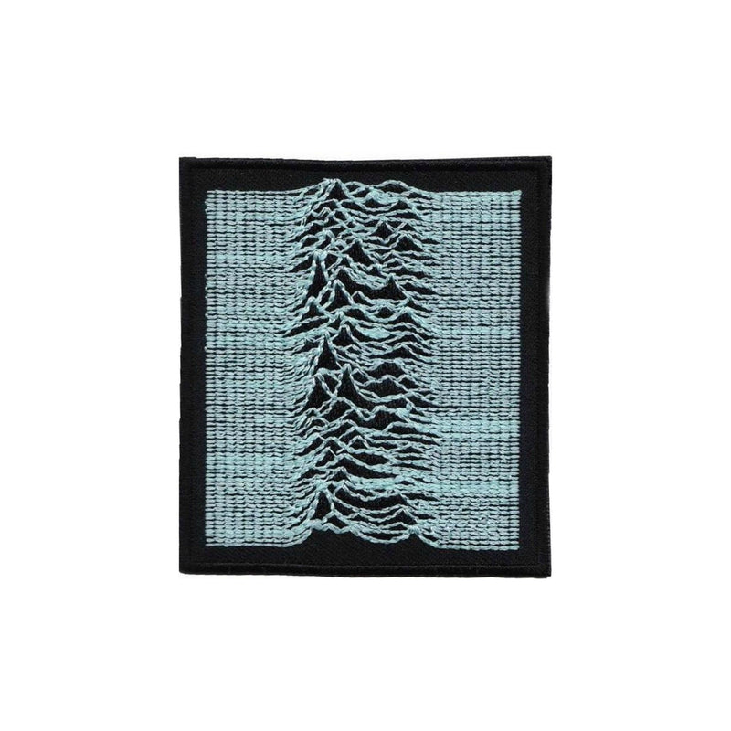 Joy Division Unknown Pleasures Iron On Patch - Minimum Mouse