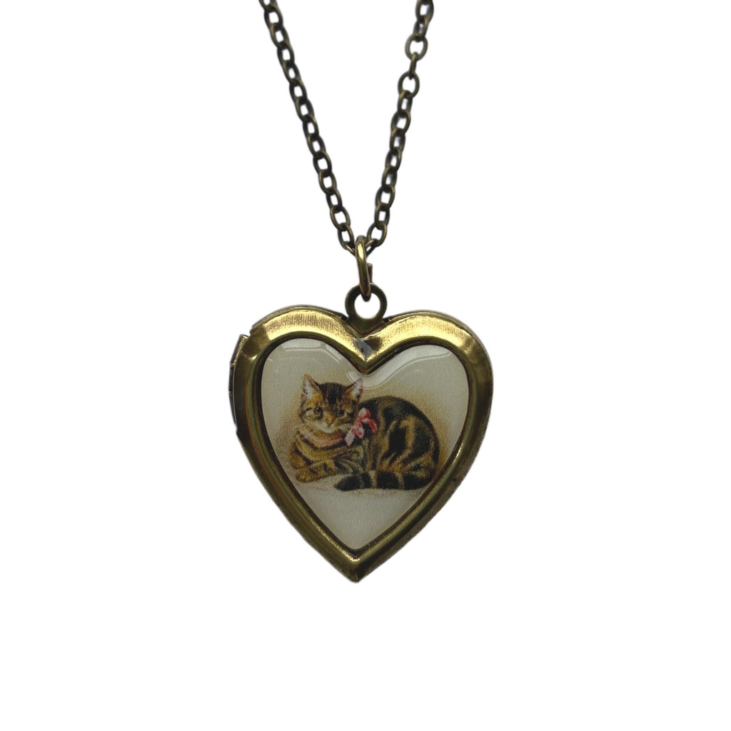 Kitten Locket Necklace by Love Boutique - Minimum Mouse