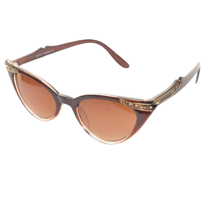 KITTY Diamante Trim Cat Eye Sunglasses - Minimum Mouse