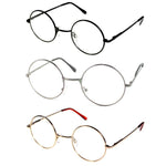 LENNON Clear Lens Round Glasses - Minimum Mouse