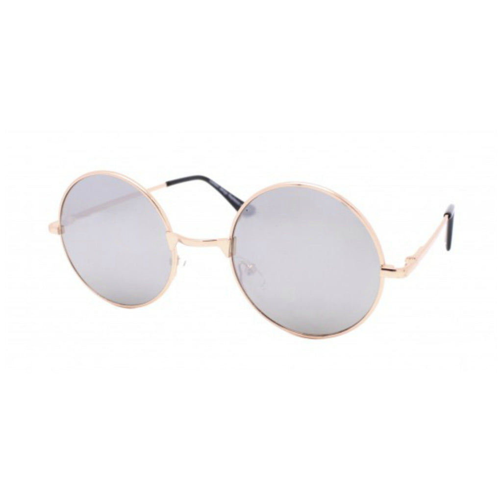 LENNON Round Lens Metal Sunglasses - Minimum Mouse