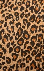 Leopard Print Dungaree Pinafore Dress by Run and Fly - Minimum Mouse