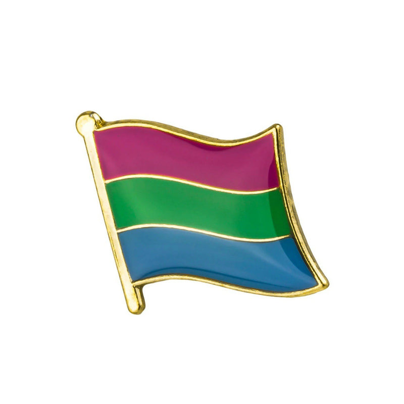 LGBT Gay Pride Rainbow Flags Enamel Lapel Pin Badge - Minimum Mouse