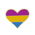 LGBT Heart Pin Badge - Minimum Mouse