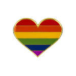 LGBT Heart Pin Badge - Minimum Mouse