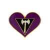 LGBT Heart Pin Badge - Minimum Mouse