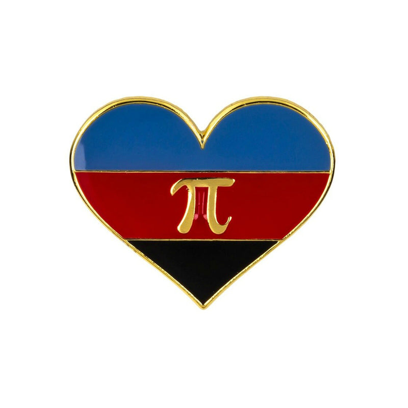 LGBT Heart Pin Badge - Minimum Mouse