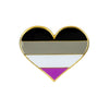 LGBT Heart Pin Badge - Minimum Mouse