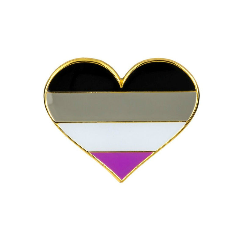LGBT Heart Pin Badge - Minimum Mouse