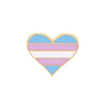 LGBT Heart Pin Badge - Minimum Mouse