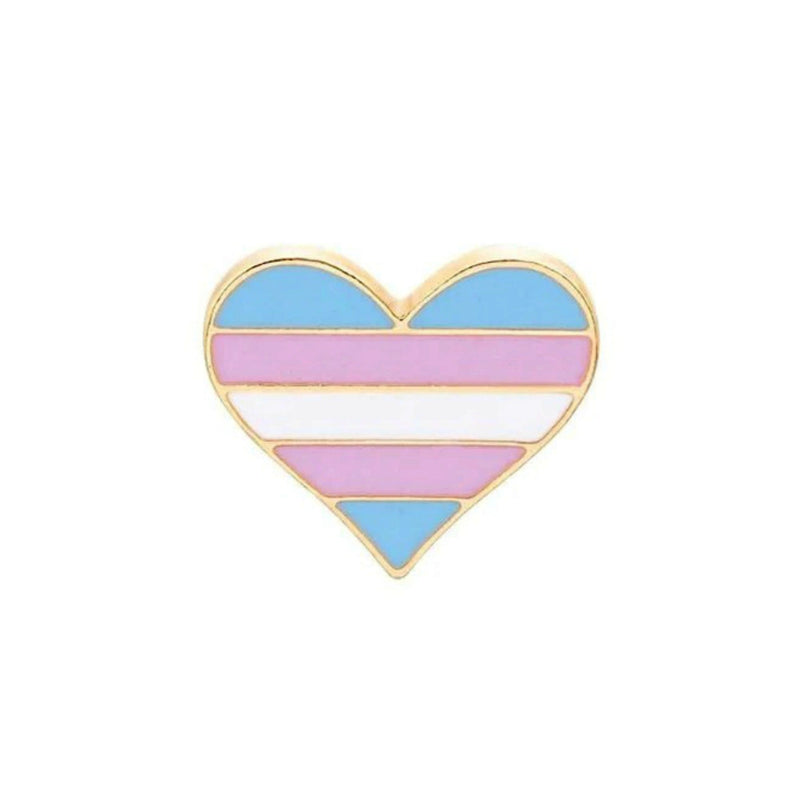 LGBT Heart Pin Badge - Minimum Mouse