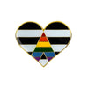 LGBT Heart Pin Badge - Minimum Mouse
