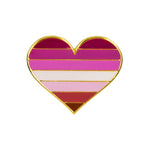 LGBT Heart Pin Badge - Minimum Mouse