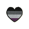 LGBT Pride Rainbow Heart Iron On Patch - Minimum Mouse