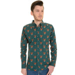 Long Sleeve Fox Print Shirt by Run and Fly - Minimum Mouse