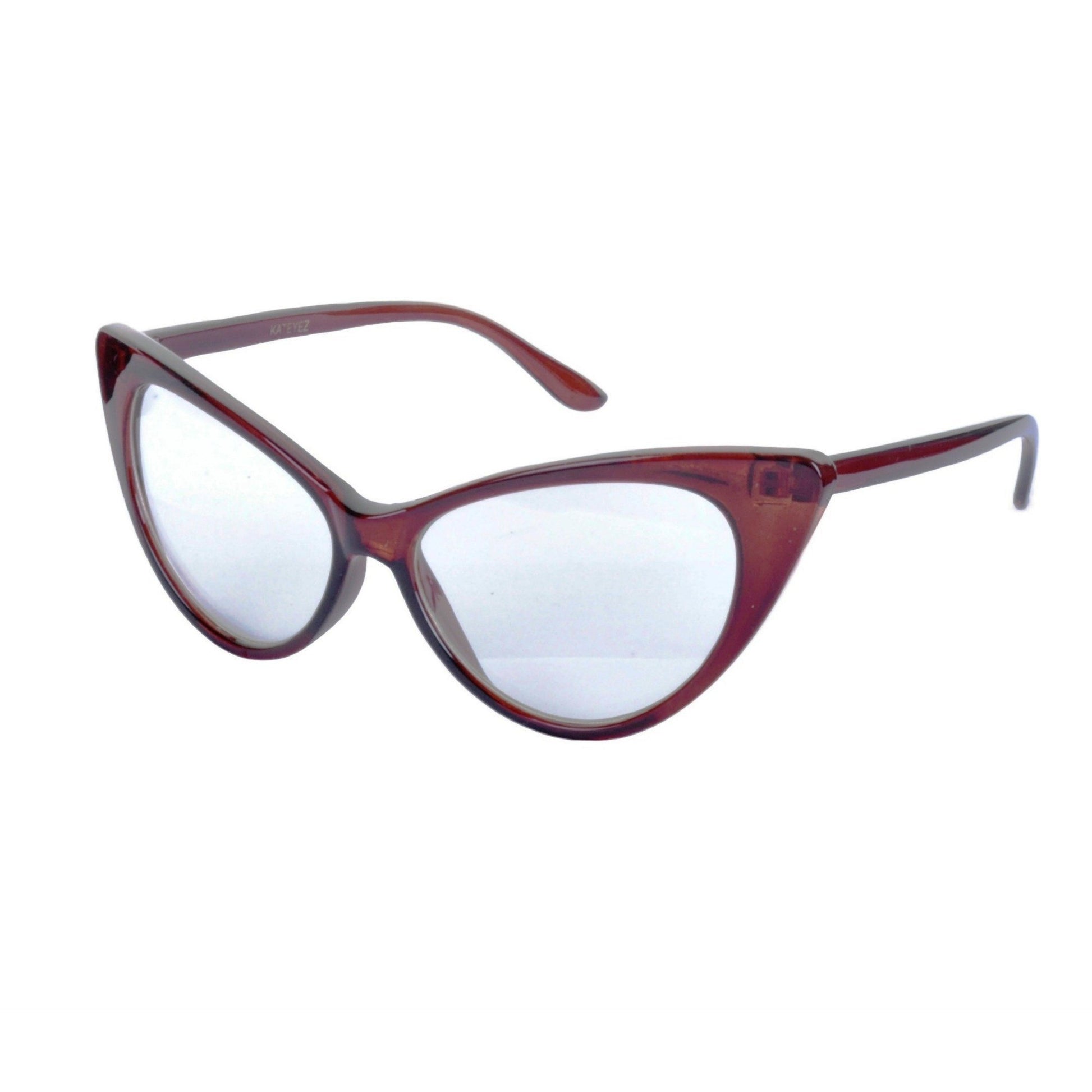 LORETTA Clear Lens Classic Cat Eye Glasses - Minimum Mouse