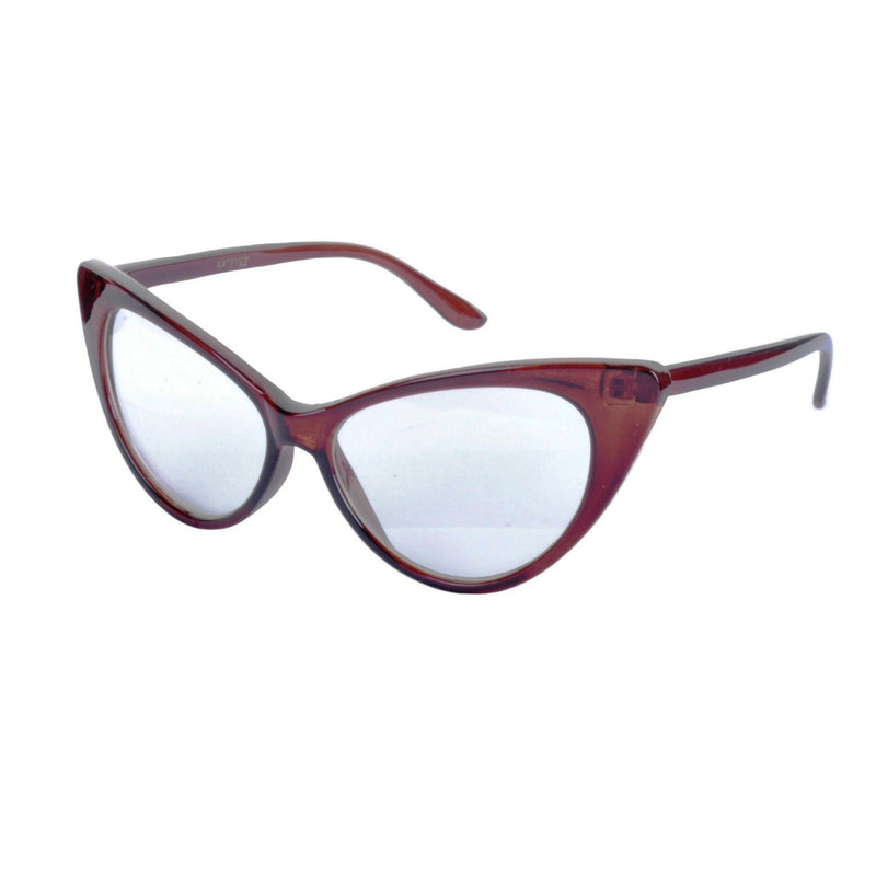 LORETTA Clear Lens Classic Cat Eye Glasses - Minimum Mouse