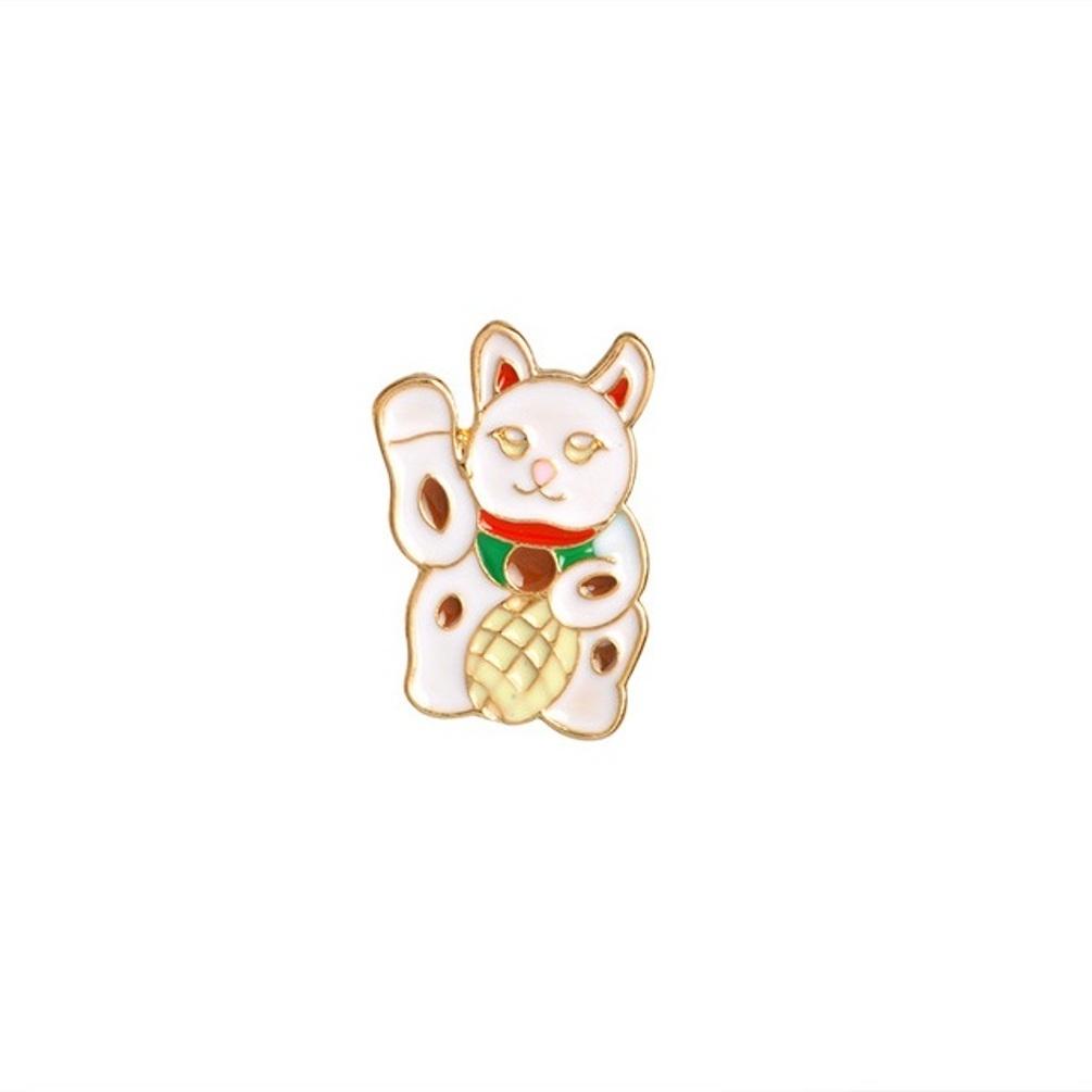 Lucky Cat Lapel Pin Badge - Minimum Mouse