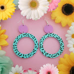 Minty Fresh Circle Earrings by Love Boutique - Minimum Mouse