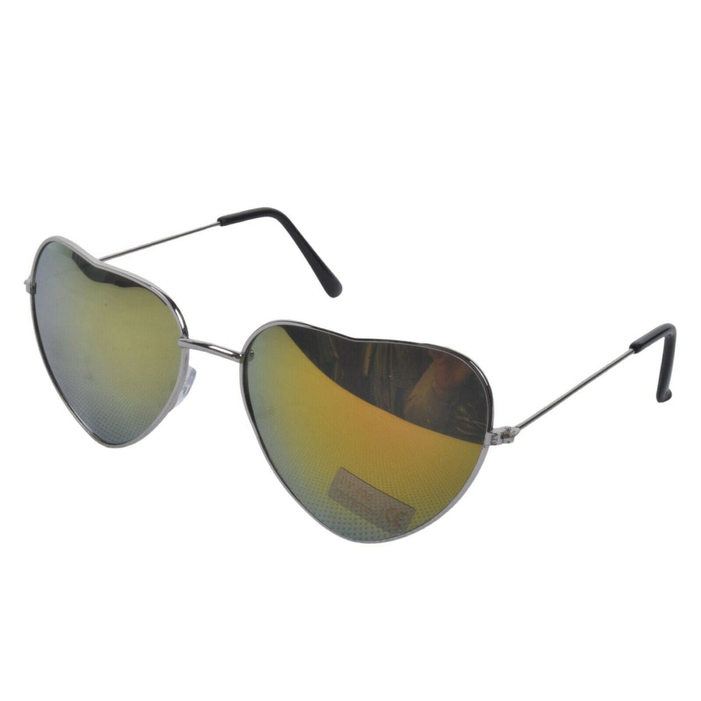 Mirrored Heart Sunglasses - Minimum Mouse