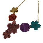 Mirrored Jewel Blossoms Necklace by Love Boutique - Minimum Mouse
