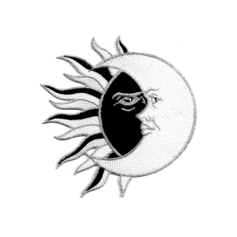 Moon And Sun Iron On Patch - Minimum Mouse