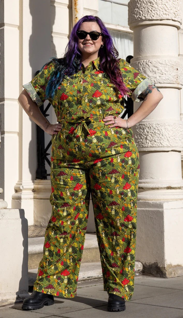 Mushroom Bois Jumpsuit by Run and Fly X Katie Abey