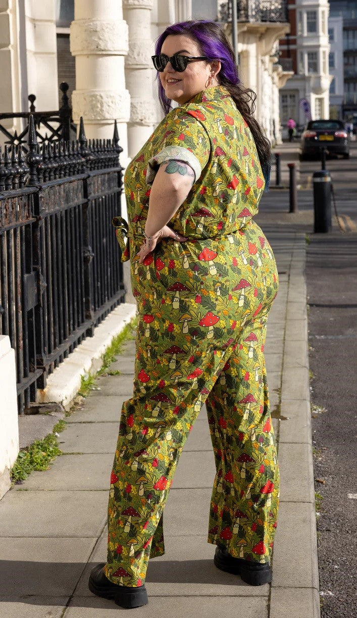Mushroom Bois Jumpsuit by Run and Fly X Katie Abey