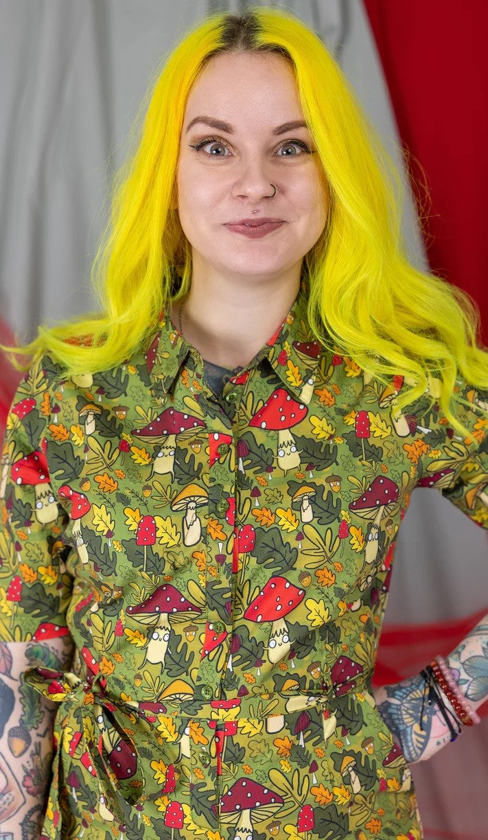 Mushroom Bois Jumpsuit by Run and Fly X Katie Abey