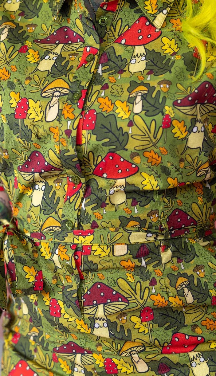 Mushroom Bois Jumpsuit by Run and Fly X Katie Abey