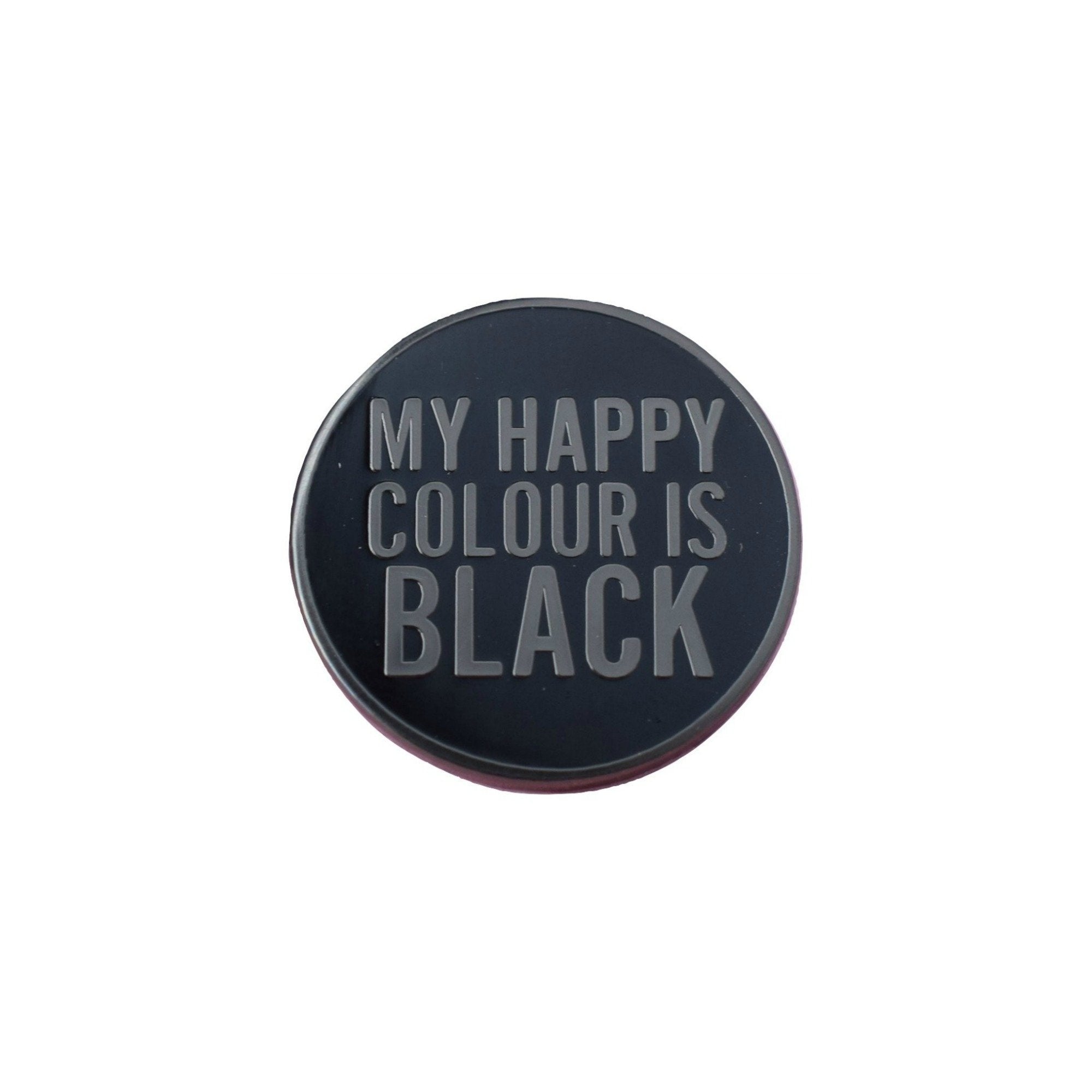 Pin on Colour - Black