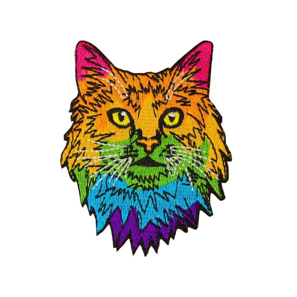 Mystical LGBT Rainbow Cat Iron On Patch - Minimum Mouse